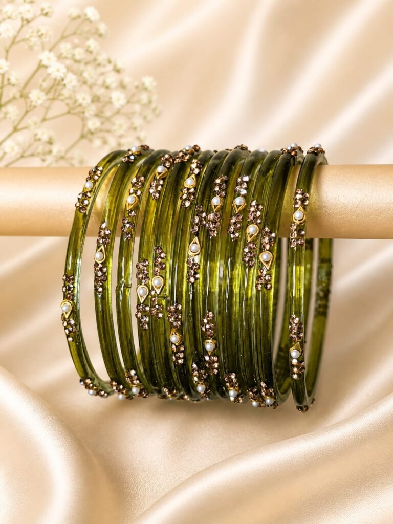 Mehendi Pearl Bangles
