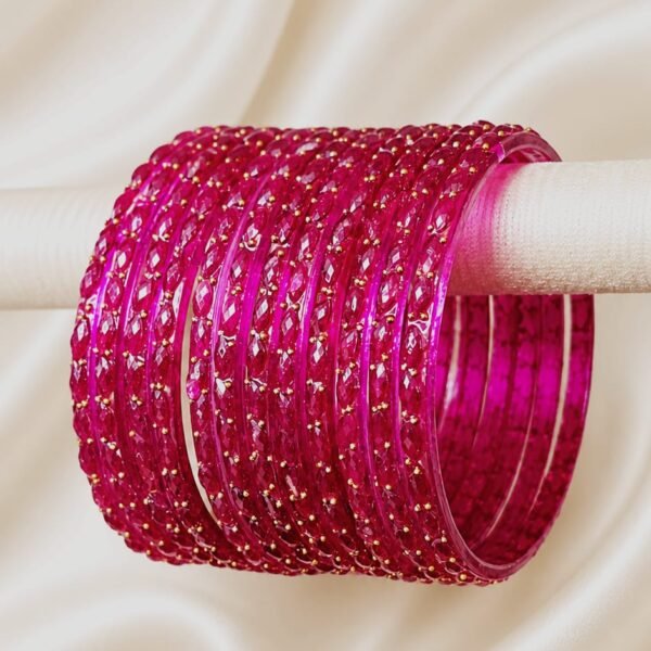 Strawberry Raindrop Bangles